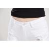 imagechouyatou Womens Perfectly Fit 5Pockets Ripped Denim Jean Shorts US 20 White