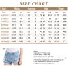 imagechouyatou Womens Perfectly Fit 5Pockets Ripped Denim Jean Shorts US 20 White