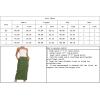 imagechouyatou Womens Summer Fashion Long Y2k Cargo Skirt ALine Midi Skirt with Cargo PocketsArmy Green