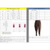 imagechouyatou Womens Baggy Loose Corduroy Pants Polka Dot Printed Elastic High Waisted Straight Leg TrouserBrown