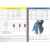 imagechouyatou Womens Denim Shacket Layered Button Down Jean Shirt Trucker Jacket Fall Outfits with PocketsBlue