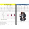 imagechouyatou Womens Fall Notch Lapel Corduroy Blazer Jacket Double Breasted Office Dressy Work SuitBlack