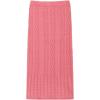 imagechouyatou Womens Cable Knit V Neck Sweater Midi Pencil Skirt Set 2 Piece Outfits