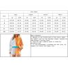 imagechouyatou Womens 2 Piece Outfits Color Block Long Sleeve Hooded Hoodie Sweatshirt Top Shorts Sets
