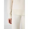 imagechouyatou Womens Fall 2 Piece Outfits Knit Sweater Sets Mock Neck Sweater High Waist Pants Lounge Sets