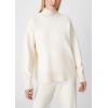 imagechouyatou Womens Fall 2 Piece Outfits Knit Sweater Sets Mock Neck Sweater High Waist Pants Lounge Sets