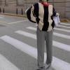 imagechouyatou Womens Fall Winter Color Block Striped Knit Loose Casual Crew Neck Pullover Sweater Jumper Top