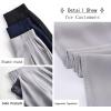 imagechouyatou Womens Chiffon Wide Leg Dressy Capri Pants High Elastic Waist Casual Bermuda Shorts Culottes