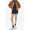 imagechouyatou Womens Fall Fashion Faux Suede Leather Jacket Casual Button Down Crop Leather Jacket Shacket