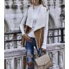 imagechouyatou Womens Casual Open Front Lapel Faux Suede Sleeveless Fleece Vest Jacket Coat
