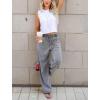 imagechouyatou Womens Winter Fuzzy Fleece Drawstring Waist Wide Leg Lounge Palazzo Pants