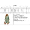 imagechouyatou Womens 34 Sleeve Wide Leg Summer Rompers Shorts Loose Fit Cute Casual Jumpsuits