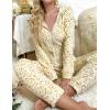 imagechouyatou Womens Comfy Animal Lounge Furry Sherpa Romper Onesie Pajamas Cute Hood Sleepwear Costume
