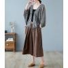 imagechouyatou Womens Sexy Hollow Out Eyelet Lace Embroidered Open Front Cardigan JacketGray Black