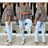 imagechouyatou Womens Winter Oversized Quilted Bomber Jacket Boyfriend Padded Puffer Jacket Down Coat
