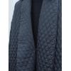 imagechouyatou Womens Winter Warm Trench Coat Down Cotton Puffer Jacket Padded Quilted Down Long Overcoat