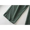 imagechouyatou Womens Parachute Pants Baggy Cargo Pants Streetwear Y2K Wide Leg SweatpantsArmy Green