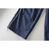 imagechouyatou Womens Parachute Pants Baggy Cargo Pants Streetwear Y2K Wide Leg SweatpantsNavy Blue