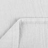 imagechouyatou Womens Casual Cotton Linen Dress Button Down Short Cuffed Sleeve Mini Shirt Dress with PocketsWhite