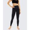 imageSTYLEWORD Womens Leggings High Waist Naked Feeling Pattern Yoga Pants Tummy Control Workout Running Elastic TightsBlack CamoL