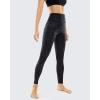 imageSTYLEWORD Womens Leggings High Waist Naked Feeling Pattern Yoga Pants Tummy Control Workout Running Elastic TightsBlack CamoL