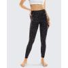 imageSTYLEWORD Womens Leggings High Waist Naked Feeling Pattern Yoga Pants Tummy Control Workout Running Elastic TightsGrey Camo19088L