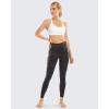 imageSTYLEWORD Womens Leggings High Waist Naked Feeling Pattern Yoga Pants Tummy Control Workout Running Elastic TightsGrey Camo19088L