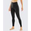 imageSTYLEWORD Womens Leggings High Waist Naked Feeling Yoga Pants FullLength Tummy Control Workout Running Elastic TightsBlackS