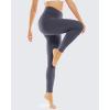 imageSTYLEWORD Womens Leggings High Waist Naked Feeling Yoga Pants FullLength Tummy Control Workout Running Elastic TightsGreyL