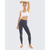 imageSTYLEWORD Womens Leggings High Waist Naked Feeling Yoga Pants FullLength Tummy Control Workout Running Elastic TightsGreyL