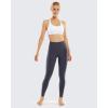 imageSTYLEWORD Womens Leggings High Waist Naked Feeling Yoga Pants FullLength Tummy Control Workout Running Elastic TightsGreyL
