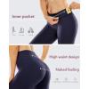 imageSTYLEWORD Womens Leggings High Waist Yoga Pants Tummy Control Workout Running Elastic Tights