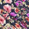 imageOSTOO Womens 2025 Summer Boho Floral Print Tiered Casual Flowy Long Maxi DressBlack Flowers