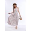 imageOSTOO Womens 2025 Summer Boho Floral Print Tiered Casual Flowy Long Maxi DressBlue Flower