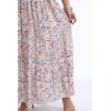 imageOSTOO Womens 2025 Summer Boho Floral Print Tiered Casual Flowy Long Maxi DressBlue Flower