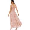 imageOSTOO Womens 2025 Summer Boho Floral Print Tiered Casual Flowy Long Maxi DressPink