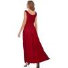 imageOSTOO Womens 2025 Summer Boho Floral Print Tiered Casual Flowy Long Maxi DressRed