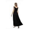 imageOSTOO Womens 2025 Summer Boho Floral Print Tiered Casual Flowy Long Maxi DressSolid Black