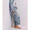 imagechouyatou Womens Y2k Baggy Wide Leg Denim Pants Boho Floral Printed Boyfriend Barrel Jeans with PocketsStar