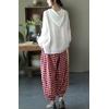 imagechouyatou Womens Spring Summer Oversized Button Down Hooded Linen Shirt Jacket TopWhite
