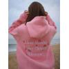 imagechouyatou Womens Cute Flower Embroidery Pullover Hoodies Y2k Casual Graphic Hooded Sweatshirt Jacket TopsPink