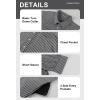 imagechouyatou Womens Summer Casual Stripe Shirt Dress Button Down Loose Fit Holiday Mini Shift DressDark Grey