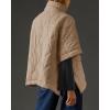 imagechouyatou Womens Oversized Pullover Puffer Jacket Quilted Lightweight Stand Collar Winter Padded Coat TopsDark Khaki