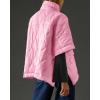 imagechouyatou Womens Oversized Pullover Puffer Jacket Quilted Lightweight Stand Collar Winter Padded Coat TopsPink