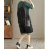 imagechouyatou Womens Suspender Strap Wide Leg Denim Overalls Knee Length Loose Fit Bib Jumpsuit Overall ShortsBlack