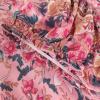 imageOSTOO Womens 2025 Summer Short Sleeves Boho Floral Print Tiered Casual Flowy Long Maxi DressFlowers Pink
