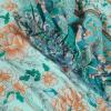 imageOSTOO Womens 2025 Summer Short Sleeves Boho Floral Print Tiered Casual Flowy Long Maxi DressGreen Flower