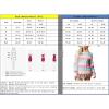 imagechouyatou Warm Womens Color Block Striped Knit Sweater Y2k Casual Pullover Loose Jacquard Jumper TopPurple Blue