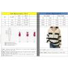 imagechouyatou Women Polo Collar 14 Button Color Block Striped Knit Loose Casual Pullover Sweater Jumper TopBeige