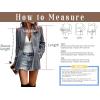 imagechouyatou Womens Casual Business Open Front Long Sleeve Notch Lapel Office Blazer JacketPurple